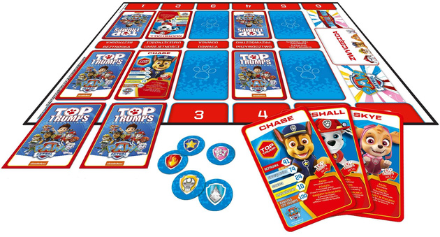 Gra karciana Top Trumps Psi Patrol Battle Mat