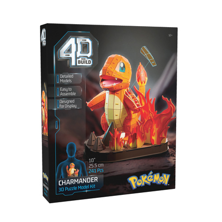 Puzzle 4D Build Pokemon Charmander model 3D do złożenia