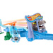 Hot Wheels Racerverse Jurassic World Crash&Splash Morski Dinopościg tor samochodowy + pojazd
