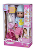 Zestaw Bobas Laura głodna lalka 38 cm + smoczek, butelka i akcesoria do karmienia