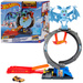 Hot Wheels City Pętla Nietoperza zakręcony tor samochodowy Bat Loop Attack + pojazd