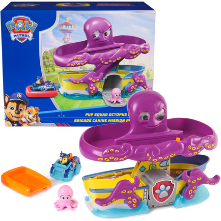 Psi Patrol Ratunek przed ośmiornicą zestaw z pojazdem Chase'a