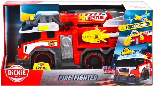 Straż Pożarna Interaktywny wóz Strażacki Fire Fighter Światło Dźwięk