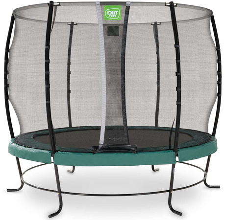 Trampolina ogrodowa z siatką zabezpieczającą Lotus Classic 305 cm zielona