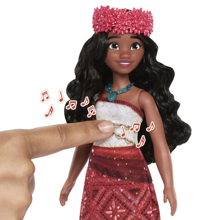 Lalka Disney Moana śpiewająca księżniczka Vaiana 2 z akcesoriami 27 cm
