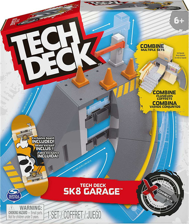 Skatepark Fingerboard Rampa Element Play And Display + Rampa SK8 Garage XConnect Tech Deck