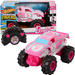 Zdalnie Sterowany różowy Monster Truck Barbie auto RC 19 cm