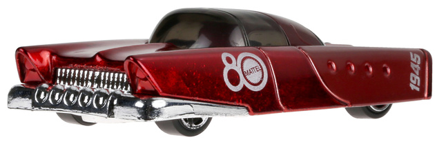 Hot Wheels Mattel Dream Mobile rubinowo-czerwony klasyk na 80-lecie Mattel