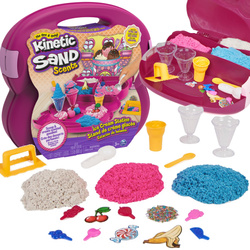 Kinetic Sand Scents Walizka Zestaw Lodziarnia pachnący piasek kinetyczny + akcesoria