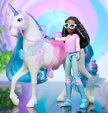 Unicorn Academy Akademia Jednorożców Zestaw Figurki Layla & Glacier dziewczyna i jednorożec + akcesoria