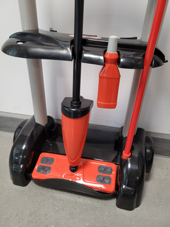 OUTLET Zestaw do sprzątania wózek mop miotła Casdon Henry Little Helper WYBRAKOWANY