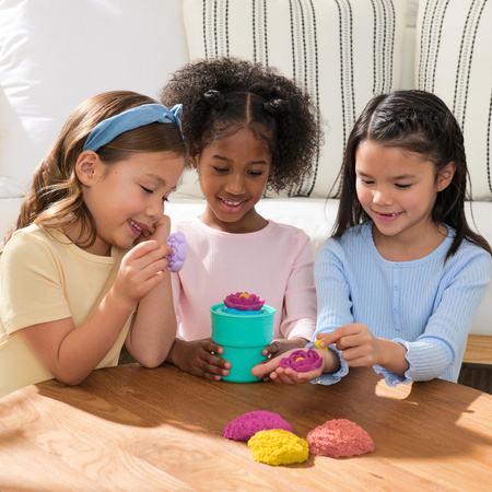Piasek Kinetyczny Kinetic Sand zestaw plastyczny Magiczny Kwitnący Kwiat SquishBlossom