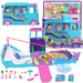 Polly Pocket Zestaw Pojazd Podróżniczy z 2 Lalkami i Akcesoriami Pet Mobile Adventure 21 elementów