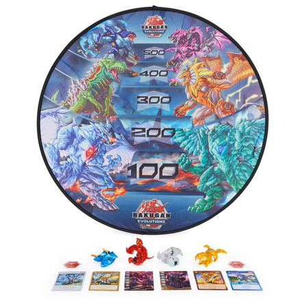 OUTLET Bakugan Evolutions Duży Zestaw Platinum Battle Bundle Figurki Karty BakuCores Mata USZKODZONE OPAKOWANIE
