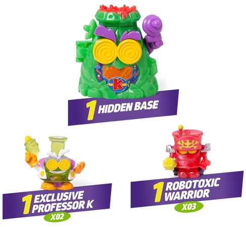 SuperThings Rivals of Kaboom Hidden Base Professor K zestaw Tajna Baza