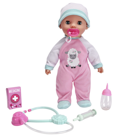 Zestaw Lekarski Interaktywna Lalka Laura Mała Pacjentka