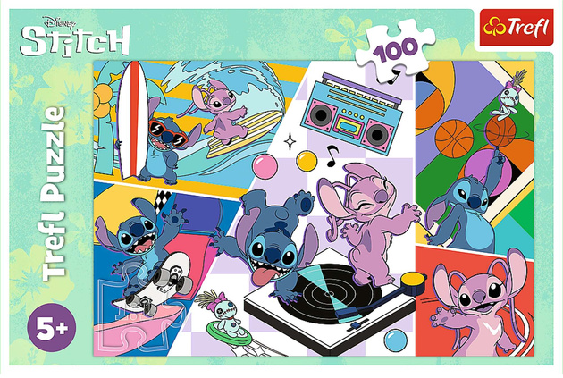 Disney Puzzle 100 elementów Lilo&Stitch Trefl