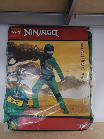 OUTLET Strój karnawałowy Lego Ninjago dla chłopca Lloyd kostium przebranie 127-136 cm (7-8 lat) PO ZWROCIE