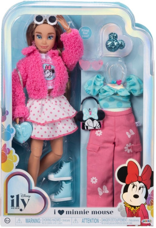 Disney ILY 4ever modna lalka z motywem Myszki Minnie i zestawem akcesoriów 30 cm