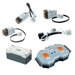 Klocki CaDA Zestaw Power System Pro Napęd do zdalnego sterowania pojazdów Światło LED C61016W