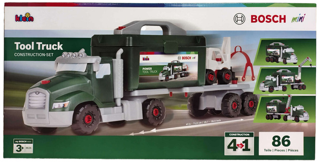 Ciężarówka do skręcania Bosch dla dzieci Tool Truck 86 elementów Klein