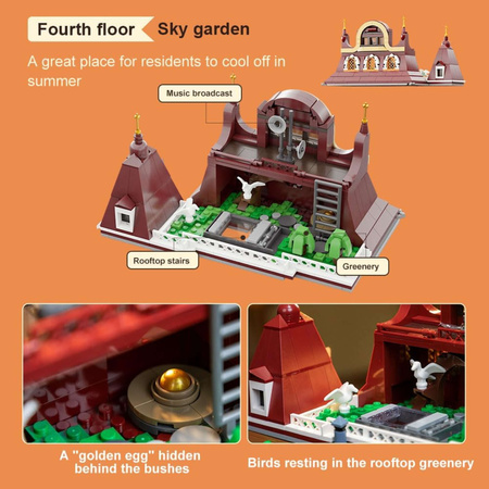 Klocki konstrukcyjne Pantasy Budynek Piekarni 2663 elementów