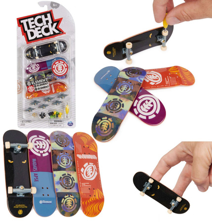 Fingerboard Zestaw Deskorolki 4pak Do Złożenia Element + Akcesoria Tech Deck