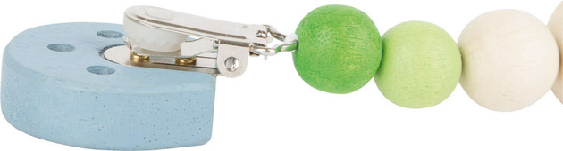 Drewniany łańcuszek do smoczka Owieczka Lot bezpieczna zawieszka