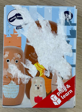 Small Foot 10621 Matrioszki Rodzina misiów WADLIWY TOWAR