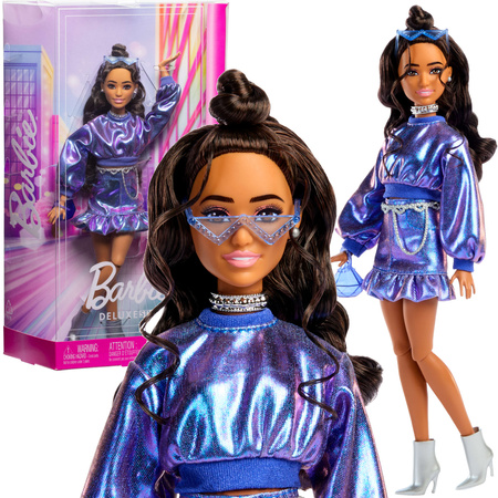 Barbie Lalka Kolekcjonerska Deluxe Style w niebieskim komplecie nr 7