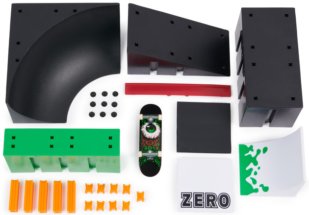 Tech Deck Fingerboard Mega Zestaw Ramp X-Connect 3 Rampy + 3 Deskorolki