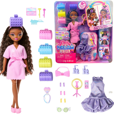 Barbie Dream Besties Festival Looks Zestaw Lalka modowa Brooklyn+ akcesoria