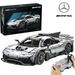 Klocki Konstrukcyjne CaDA Master Sportowe Auto Mercedes AMG One Szary Samochód Wyścigowy 3295 elementów
