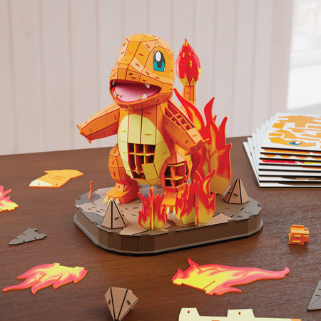 Puzzle 4D Build Pokemon Charmander model 3D do złożenia