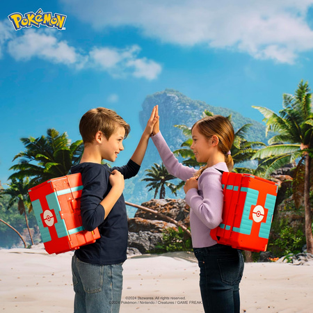 Pokémon Plecak Beach Battle przenośny, oficjalny składany zestaw do zabawy