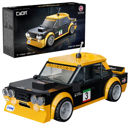 Klocki konstrukcyjne CaDA wyścigówka Samochód wyścigowy Fiat 131 Abarth Auto sportowe 254 elementy
