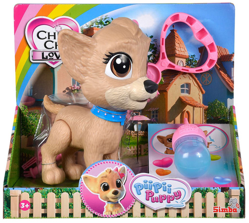 Mały Interaktywny Szczeniaczek Podręczny Piesek Chi Chi Love Pii Pii Puppy robi siku