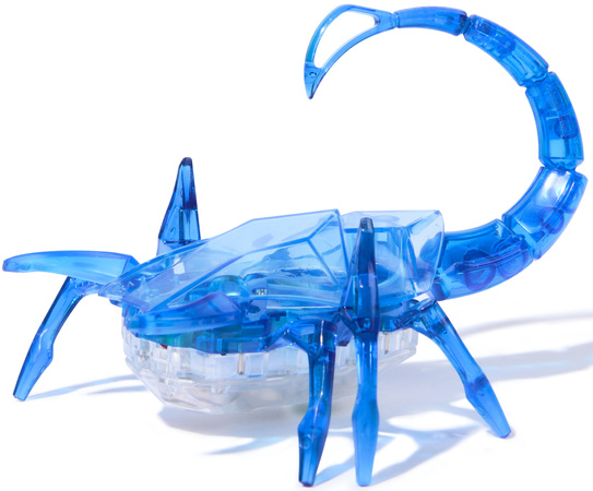 Hex Bots Ruchoma Figurka Scorpion Niebieski Zabawka Sensoryczna Światło