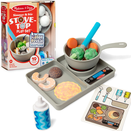 Zestaw Do Gotowania Jedzenie zmieniające kolor Simmer & Stir Stove 19 elementów