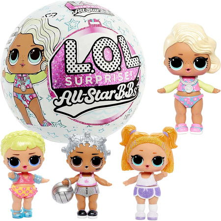 L.O.L. Surprise kula All Star BBs Summer Games z laleczką 