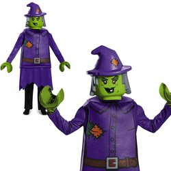 Strój karnawałowy Lego dla dziewczynki Wiedźma kostium przebranie 124-135 cm (7-8 lat)