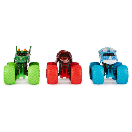 Monster Jam Trucks Charged Beasts zestaw 3 pojazdy 1:64