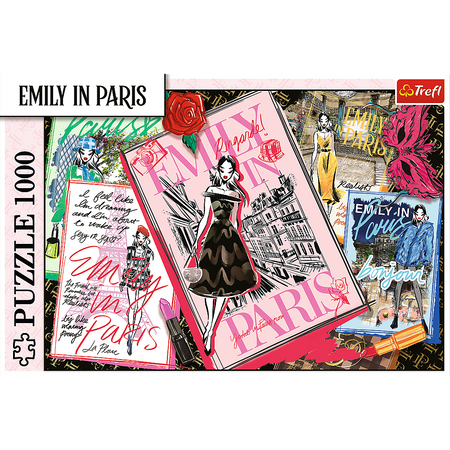 Trefl Puzzle 1000 elementów Emily w Paryżu: Magazyn Mody