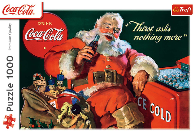 Puzzle 1000 Coca Cola Prezenty Od Mikołaja Trefl