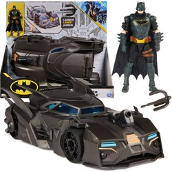 OUTLET DC Comics Zestaw figurka Batman lalka 10 cm + Batmobile akcesoria USZKODZONE OPAKOWANIE