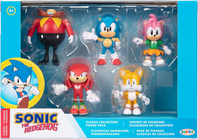 Jakks Zestaw figurek 5 postaci Sonic The Hedgehog