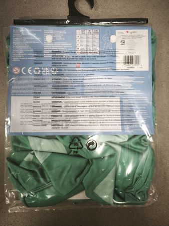 OUTLET Minecraft kostium strój karnawałowy Diamentowa Zbroja 137-149 cm 10-12 lat NIEKOMPLETNY