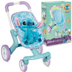 Disney Lilo&Stitch Wózek Spacerówka dla Lalek + Maskotka Stich