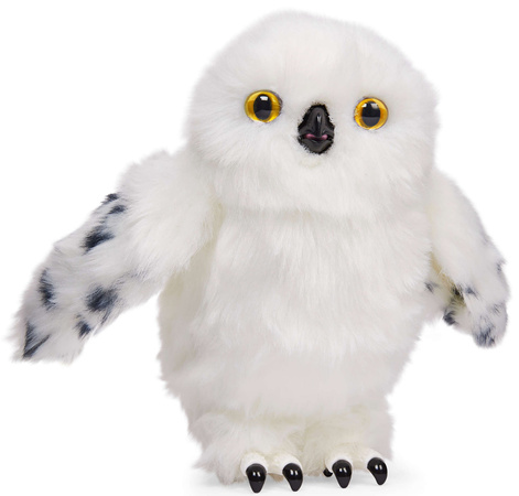 OUTLET Harry Potter Hedwiga Interaktywna biała sowa z listem + akcesoria Dźwięk 23 cm 5+ WADLIWA