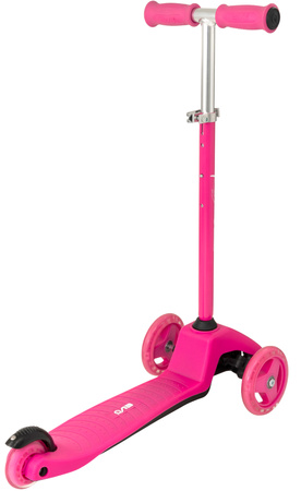 Evo Regulowana Trójkołowa Hulajnoga dla Dzieci 2w1 Jeździk Cruiser z Siedziskiem Różowy